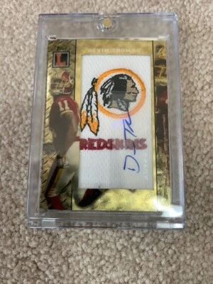 2008 Topps Letterman Devin Thomas auto relic Superfractor 1 of 1 card - Image 1 of 2