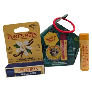 Burt's Bees - 4pc Variety - Lip Balms & Hand Salve - Picture 1 of 4