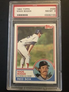1983 Topps Wade Boggs #498 Rookie PSA 8 - Picture 1 of 4