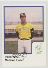 1986 ProCards Madison Muskies Rick Wise