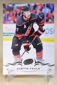 2018-19 Upper Deck Hockey Base #285 Justin Faulk - Carolina Hurricanes - Picture 1 of 2