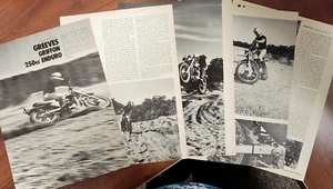 Article d'essai 8p pour moto enduro Greeves Griffon 250 1972 - Photo 1/2