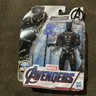 Boneco Hasbro Marvel Avengers 6" Pantera Negra - Imagem 1 de 3