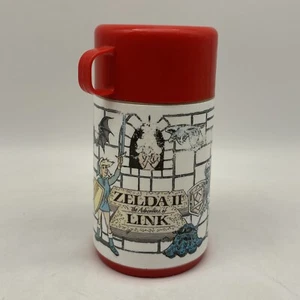 Vintage Zelda II The Adventures of Link Aladdin Thermos Only 1989! - Picture 1 of 11