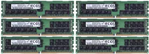 6x 32GB 192GB DDR4 2933MHz RDIMM ECC REG RAM für HP Server Cloudline CL2200 G10 - Bild 1 von 1