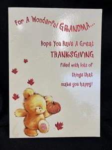 Glückwunschkarte Happy Thanksgiving Oma mit Umschlag - Bild 1 von 4