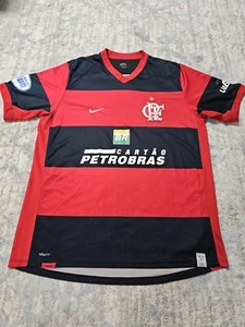 Vintage 2007 NIKE CR Flamengo Home Football Soccer Jersey Men's Size XL - Picture 1 of 9