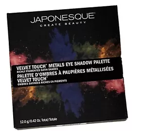 New JAPONESQUE Velvet Touch Metals EYESHADOW PALETTE 8 Colors Molten Metal - Picture 1 of 10