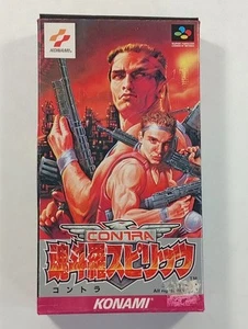CONTRA SPIRITS SUPER FAMICOM (SFC) NTSC-JAPAN (COMPLETE - GOOD CONDITION OVERALL - Picture 1 of 9