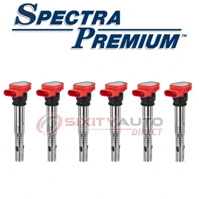 6 pc Spectra Premium Ignition Coil for 2012-2016 Audi A7 Quattro - Wire Boot wa Foto 1 de 4