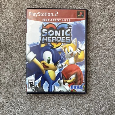 PlayStation 2 - Sonic Heroes [Greatest Hits] - No Manual -  Tested Working - Image 1 of 3