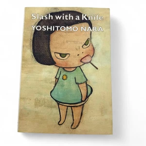 YOSHITOMO NARA Art SLASH WITH A KNIFE Illustration Book Japan 1998 1st Ed - Bild 1 von 13