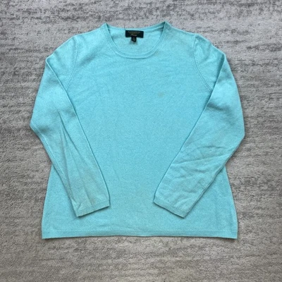 Charter Club Cashmere Sweater Ladies Large Blue Casual Outdoor Hike Prep Womens - Image 1 of 4
