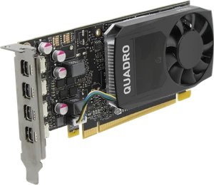 Nvidia Dell Quadro P1000 - 4GB GDDR5 - 4x Mini DisplayPort Low Profile - 01DX71 - Bild 1 von 5