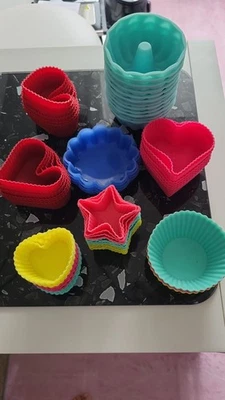 Silikon Backformen Set, 3-teilig - Bild 1 von 4