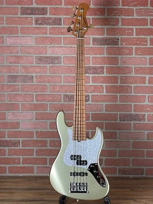 Sadowsky MetroExpress Hybrid P/J 5-string Bass Guitar - Solid Champagne Metallic - Image 1 of 4