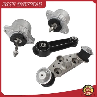 4Pcs Engine Trans & Torque Strut Mount For 2011-16 3.0L 3.6L Porsche Panamera - Imagem 1 de 4