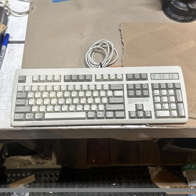 NMB Technologies Wired Keyboard Model RT2258TW Untested - Image 1 of 4