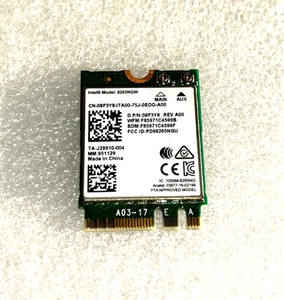 Carte Wifi Intel 8265NGW pour Dell Latitude 5480 - Afbeelding 1 van 2