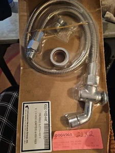 Conjunto de pulverizador de botón de manguera de preenjuague con adaptador de manguera S/S y sellado K50-Y023 - Imagen 1 de 10