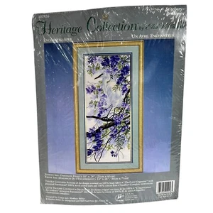 Elsa Williams Heritage Collection Enchanted April Crewel Stitch Kit 00916 JCA - Picture 1 of 9