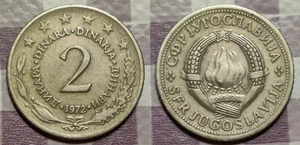 Yugoslavia 2 dinara 1980 1981 1982 1984 1986 2013 - Picture 1 of 6