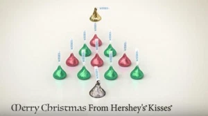 Vintage 1980 14K Gold & Sterling Silver Hershey Kisses Chocolate Pendant Charm😘 - Picture 1 of 15