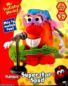 PLAYKOOL Mr. CABEZA DE PATATA, SUPERSTAR SPUD, MIX 'N MATCH FUN, 14 PIEZAS, NIÑOS 2+, NUEVO - Imagen 1 de 7