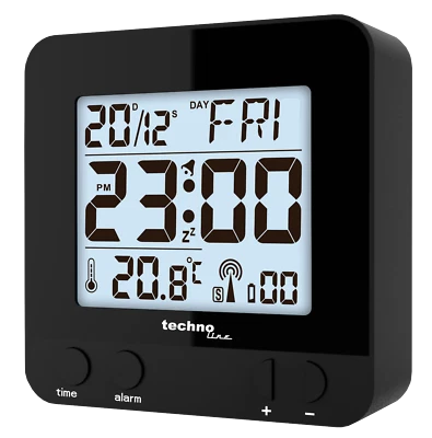 Technoline WT 235-Funkwecker Funkwecker mit Touchsensor, Plastik, 8 x 2.5 x 8 cm - Bild 1 von 2