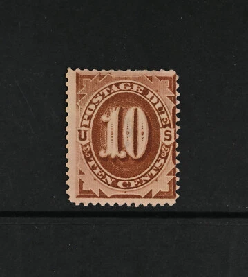 USA Scott # J19 Fine MNG no gum 10c Postage Due US Stamp Cat $550 - Image 1 of 2