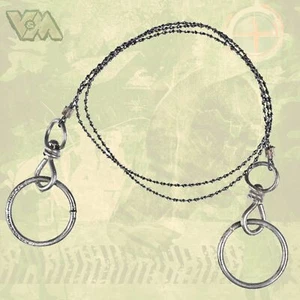 ARMY WIRE SAW with RINGS OUTDOOR CAMPING FISHING HUNTING HIKING NATO - Picture 1 of 1