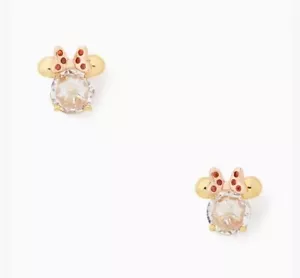 Borchie Kate Spade x Disney Minnie K9266 trasparenti/multi nuove con etichette - Foto 1 di 3