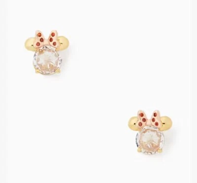 NWT Kate Spade x Disney Minnie Studs K9266 Clear / Multi - Image 1 of 3