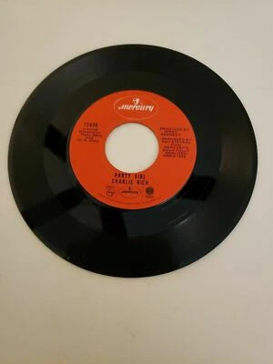 Charlie Rich - Party Girl - Mercury (45RPM 7”Single)(J755)  - Image 1 of 2