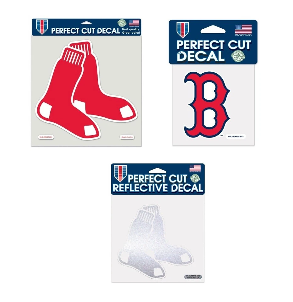 Наклейки Boston Red Sox идеального покроя (по форме логотипа) - Изображение 1 из 1