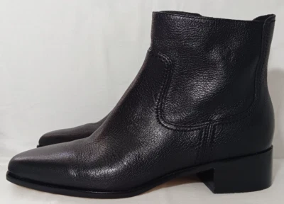 Cole Haan Naia женщин из черной кожи тянуть на молнии ботинок ботинки размер 8B новый - Изображение 1 из 4