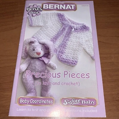 Bernat Precious Pieces to Knit and Crochet Booklet Baby Coordinates 542018 - Image 1 of 4