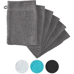 6 x Wash Mitt Premium Quality 100% Cotton Bath Glove Face Flannel Body Scrub - Picture 1 of 21