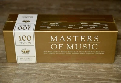 Various – Meisterkonzerte / The Masters Of Music - BOX SET - 100x CD - SEALED !! - Bild 1 von 4