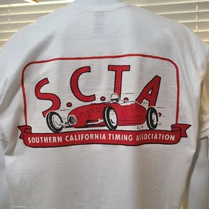 Camiseta Vintage DRAG/MIDGET/HARDTOP Carrera S.C.T.A. TIEMPO DEL SUR DE CA #430 - Imagen 1 de 5