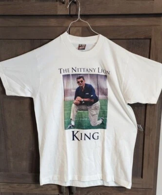 Vintage Joe Paterno The Nittany Lion King T-shirtMEDIUM  - Image 1 of 4