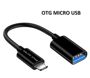 USB Micro to USB Female OTG Host Cable For Nokia C30 C31 Nokia 5,3 Nokia 2.4 1.3 - Picture 1 of 8