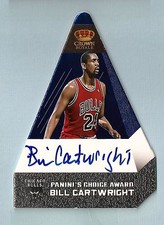 BILL CARTWRIGHT 2011/12 PANINI PREFERRED BLUE PANINI CHOICE AWARD AUTOGRAPH /50