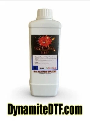 DYNAMITE DTF 🧨 DIrect to Film DTF Ink CYAN. (1) - 1 Liter Bottle 1000ml