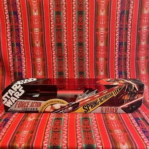 Star Wars Lightsaber Darth Vader Hasbro 2006 Force Action Spring-Activated - Picture 1 of 8