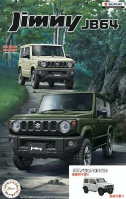 Fujimi 1/24 Car NX-18 Suzuki Jimny JB64 XC Pure White Plastic Model Kit - Immagine 1 di 3