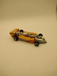 1980 Renault Robolt Yellow Race Car Die Cast Metal Transformer - Picture 1 of 7
