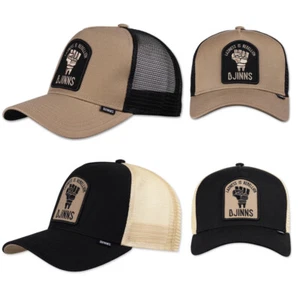 Djinns HFT Trucker Cap Rebellion Basecap Kappe Mütze Meshcap Rebellen Faust Logo - Picture 1 of 7