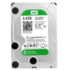 WD 3TB SATA III WD30EZRX GREEN 64MB 5400U/min 3,5 Zoll - Picture 1 of 5