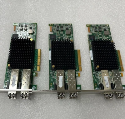 EMULEX LPE16002 16Gb Fiber Channel Dual Port HBA Network Adapter With 2x16G SFPs - Image 1 of 3